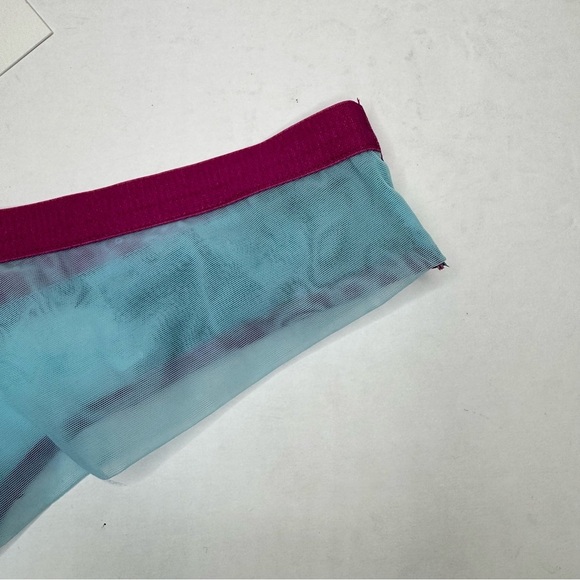 NWT DORA LARSEN Maria Seamless Back Low Rise Knicker Panties Teal Blue Size 8 - Picture 12 of 14